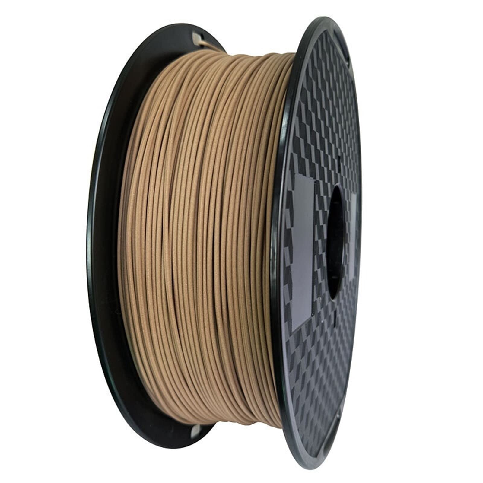 Filament Imprimante 3d,Filament pla Bois Filament PLA 3D Printer 1.75mm 250g / 0,5 kg / 1 kg 3D Matériel d'impression Lumière rouge foncé en bois Couleur Filaments No Bubble (Color : Light Wood 1Kg)