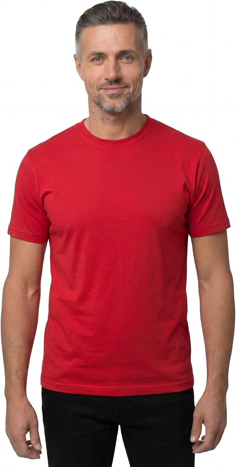 Merino Wool T-Shirt Mens - Short Sleeve Merino Wool Shirts for Men Sport Lightweight Thermal Base Layer Hiking Tshirt