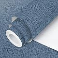 lenify Blue Wallpaper Grasscloth Peel and Stick Wallpaper 17.7inch x 118.1inch Textured Wall Paper Stick and Peel Blue Contact Paper Grasscloth Faux Linen Removable Navy Waterproof Self Adhesive Vinyl