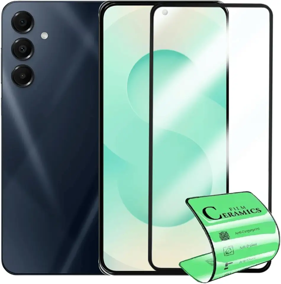 Película Protetora de Cerâmica Compatível Samsung Galaxy S25 Plus Cobertura Total, Não Quebra