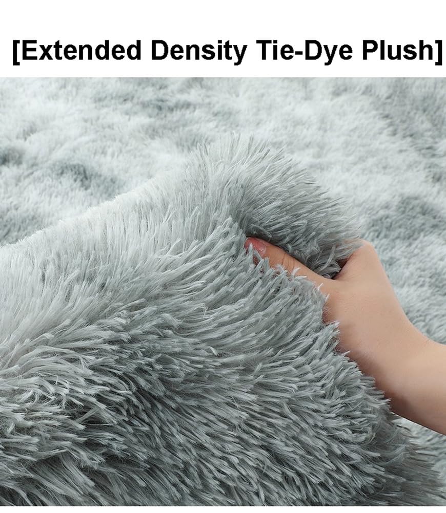 Super miękki puszysty dywanik do sypialni, nowoczesne dywaniki antypoślizgowe o dużej powierzchni, pluszowy rozmyty dywan, który można prać w salonie Home Decor,K,100x200cm