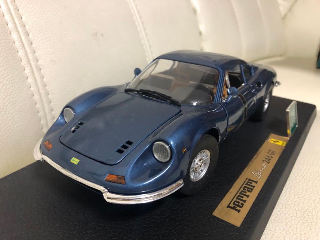 Amazon.co.jp: 1 18 ANSON製フェラーリ ディーノ DINO ブルー