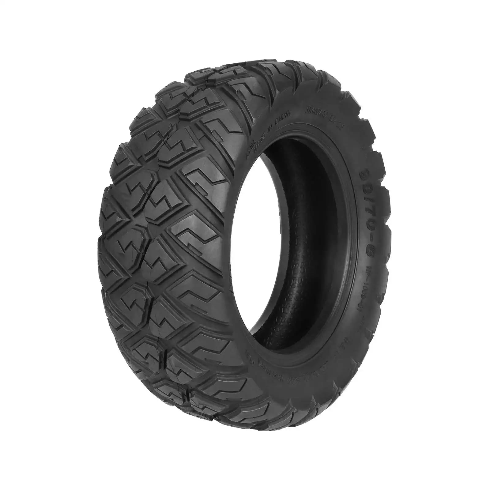 ulip Inoparts Reifen 10 Zoll (90/70-6) für Kugoo M5 / GX E-Scooter, Offroad Geländereifen Luftreifen Tubeless, Ersatzteil (1 Stück)