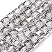 Produktbild Charming Beads Glas Perlen Grau Würfel 4mm Strang Von 99+