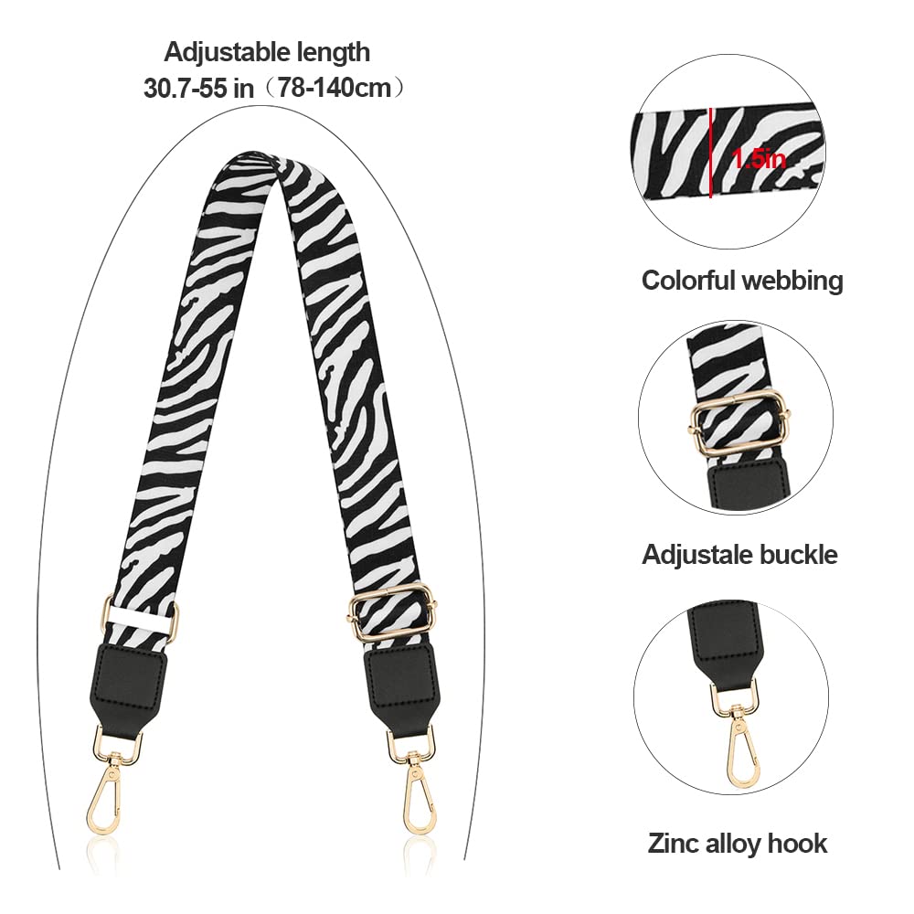 Brede schouderriem verstelbaar 5 cm - doe-het-zelf accessoires met karabijnhaak
