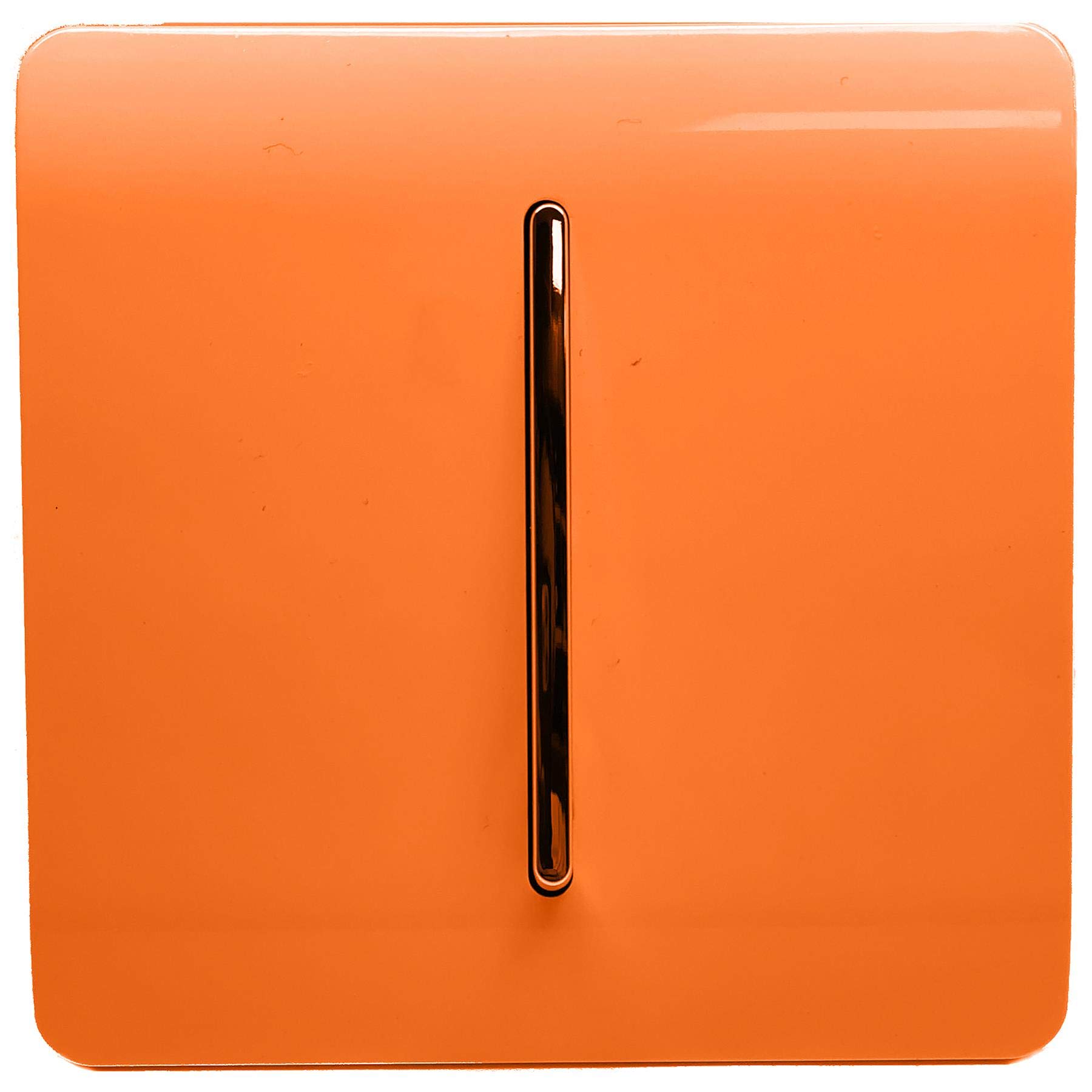 Trendi 1 Gang 3 Way Intermediate Artistic Modern Glossy 10 Amp Rocker Tactile Orange 631576359997