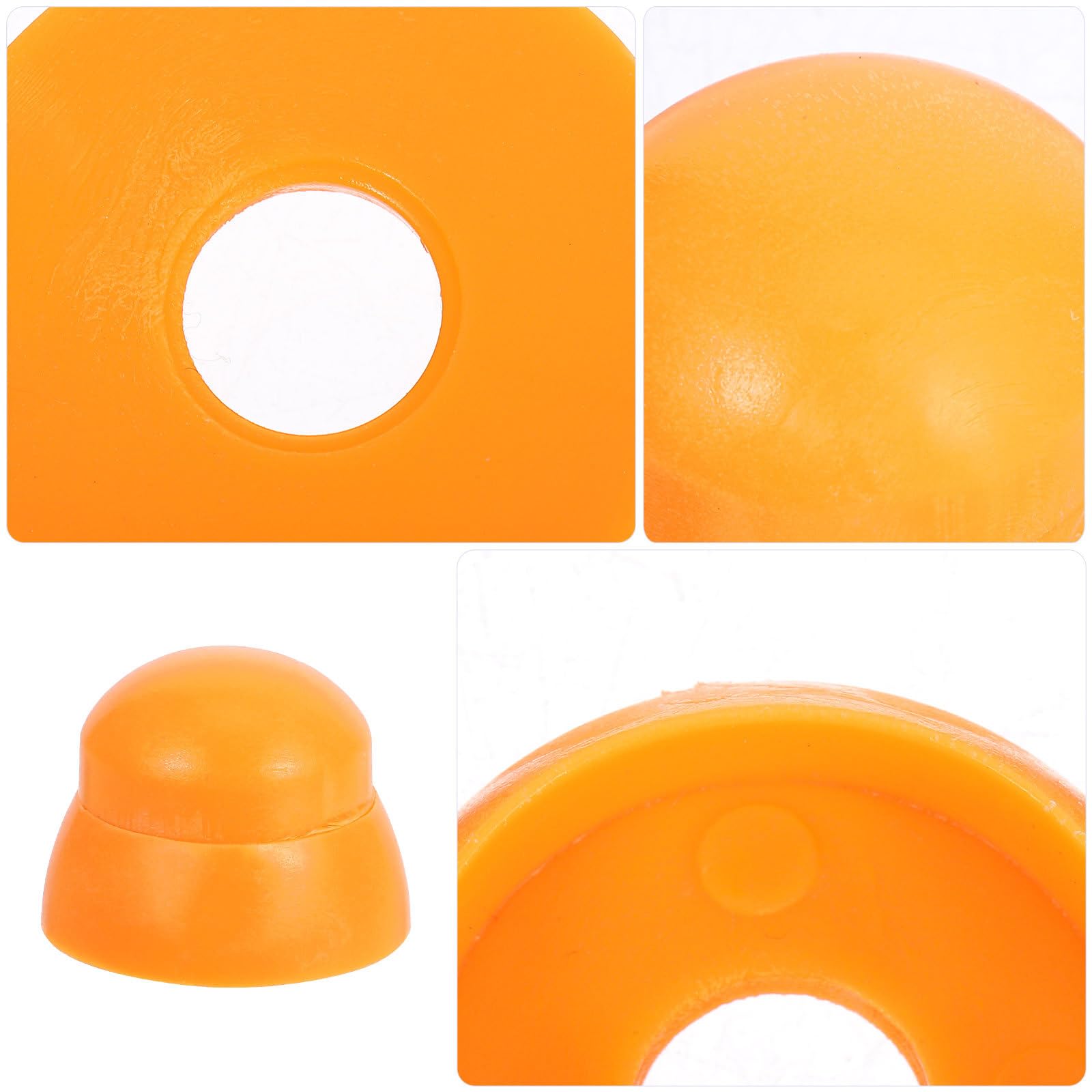 UPKOCH Tappi di Sicurezza per Bulloni Parco Giochi, Copridadi in Plastica Arancione, Set da 10 Pezzi, Protezione Attrezzature Bambini per Scivoli e Altalene All'aperto