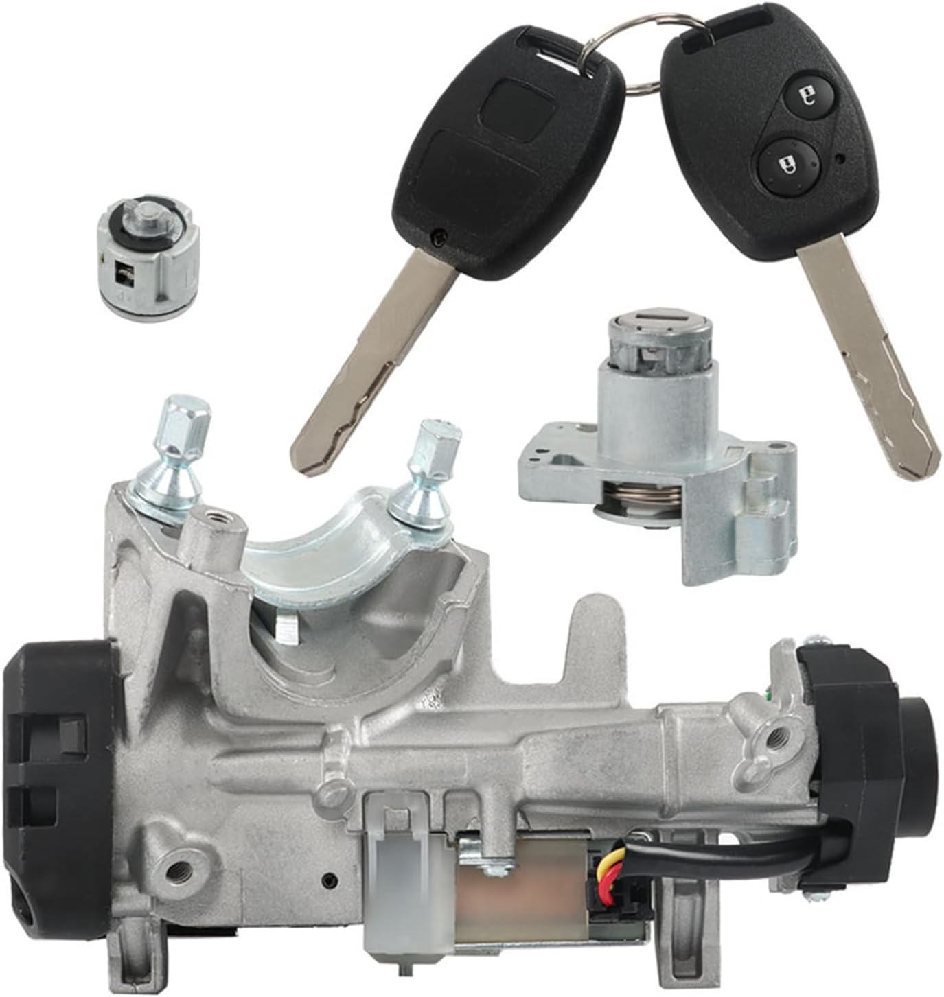 WFLNHB Ignition Switch Lock Cylinder Steering 06350-SWN-011 Replacement for 2007-2011 Honda CRV 2.4L
