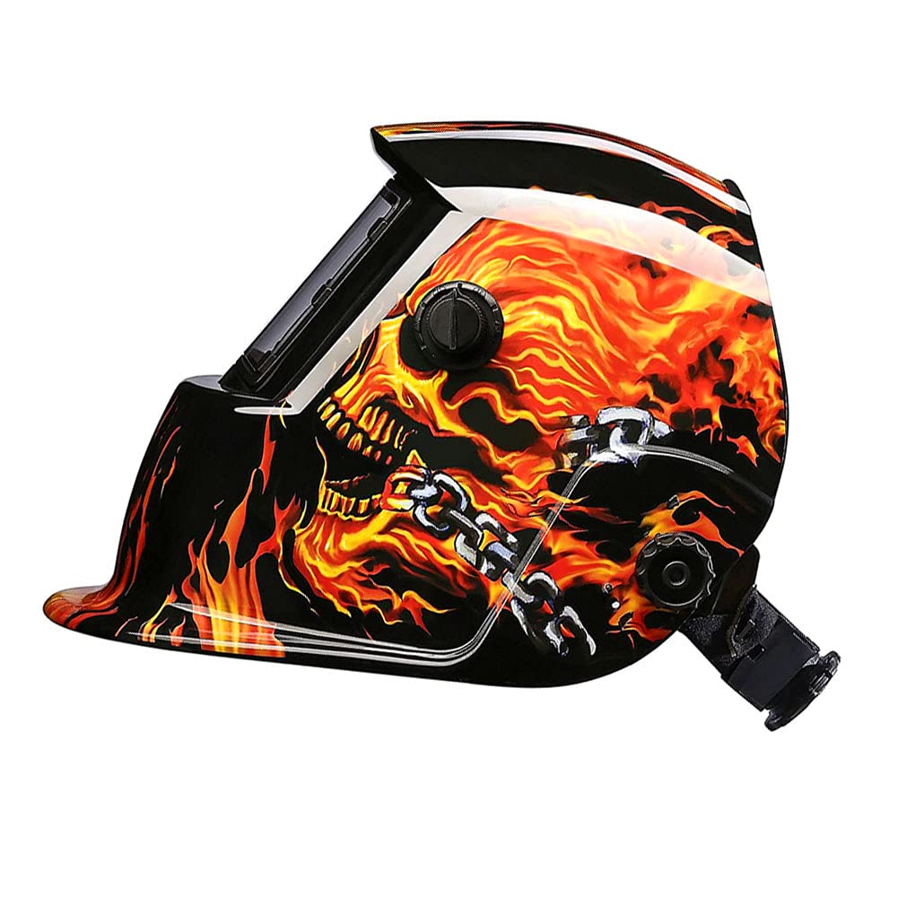 Mascara Soldar,Mascara De Soldar Casco de soldadura de soldadura solar solar de soldadura Casco protector para la cabeza con capucha eléctrica SHADE ARC Soldador de seguridad