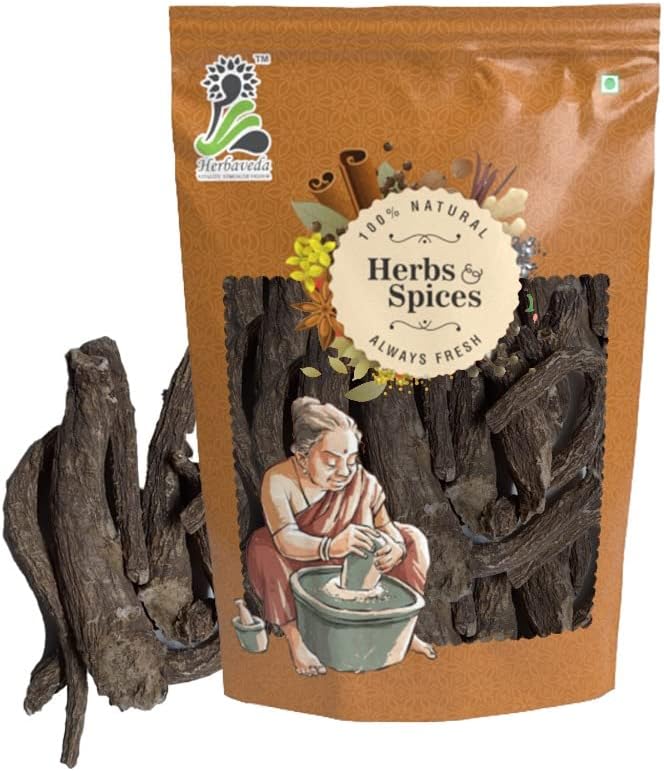 Herbaveda- Burdock Root For Tea 100g | Rich in Antioxidants | Good for Skin