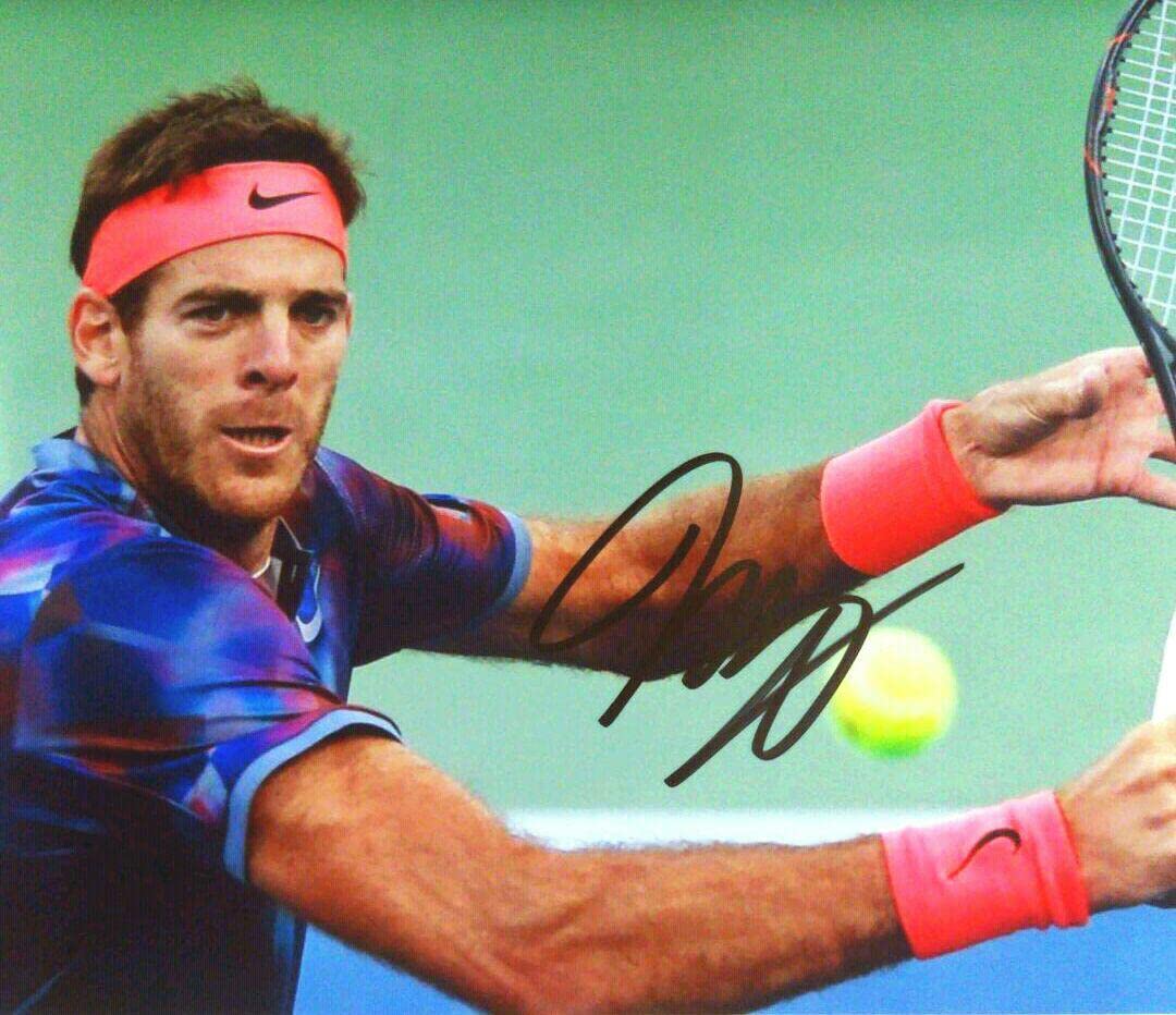 ファン・マルティン・デル・ポトロ直筆サイン入り写真…プロテニス