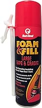 Red Devil 090806 Foam & Fill Large Gaps & Cracks Polyurethane Foam Sealant, 8 oz, Off White