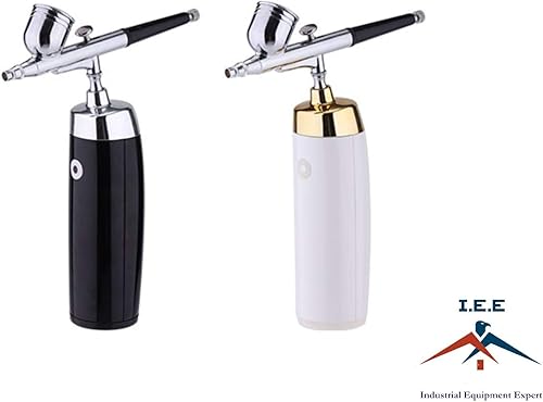 Miniatura 2 de I.E.E. - Juego de aerógrafo de maquillaje portátil recargable con mini compresor de aire, vaso de tinta, bolígrafo en aerosol para tatuaje, arte de