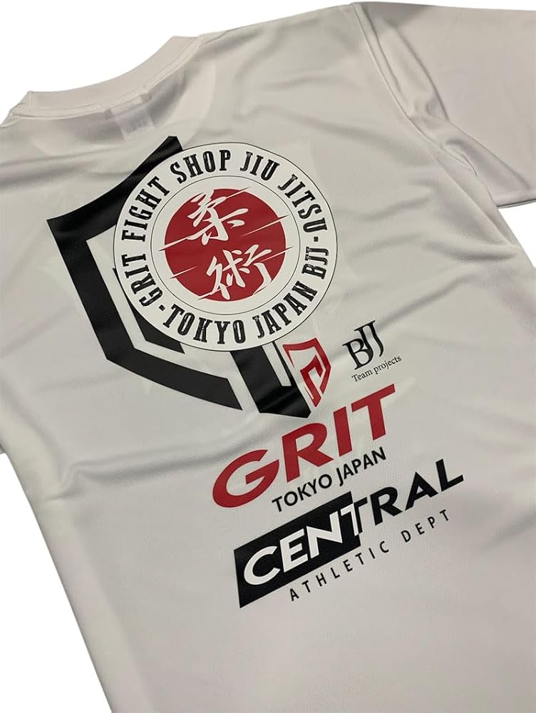 Amazon.co.jp: GRIT×LTDR JIUJITSU TRAINING DRY TEE WH 2502 柔術T 