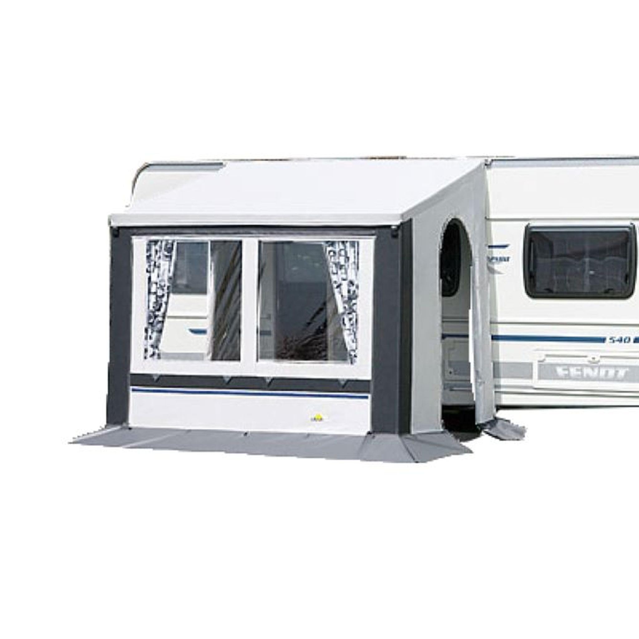 DWT Cortina III 28 Stahl Grau Teilzelt Caravan Winterzelt Wohnwagen Vorzelt