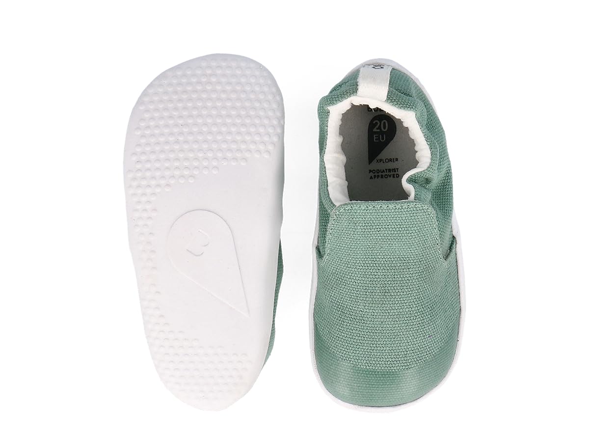 Bobux Xplorer Scamp Organic - Zapatillas para niños con apertura elástica