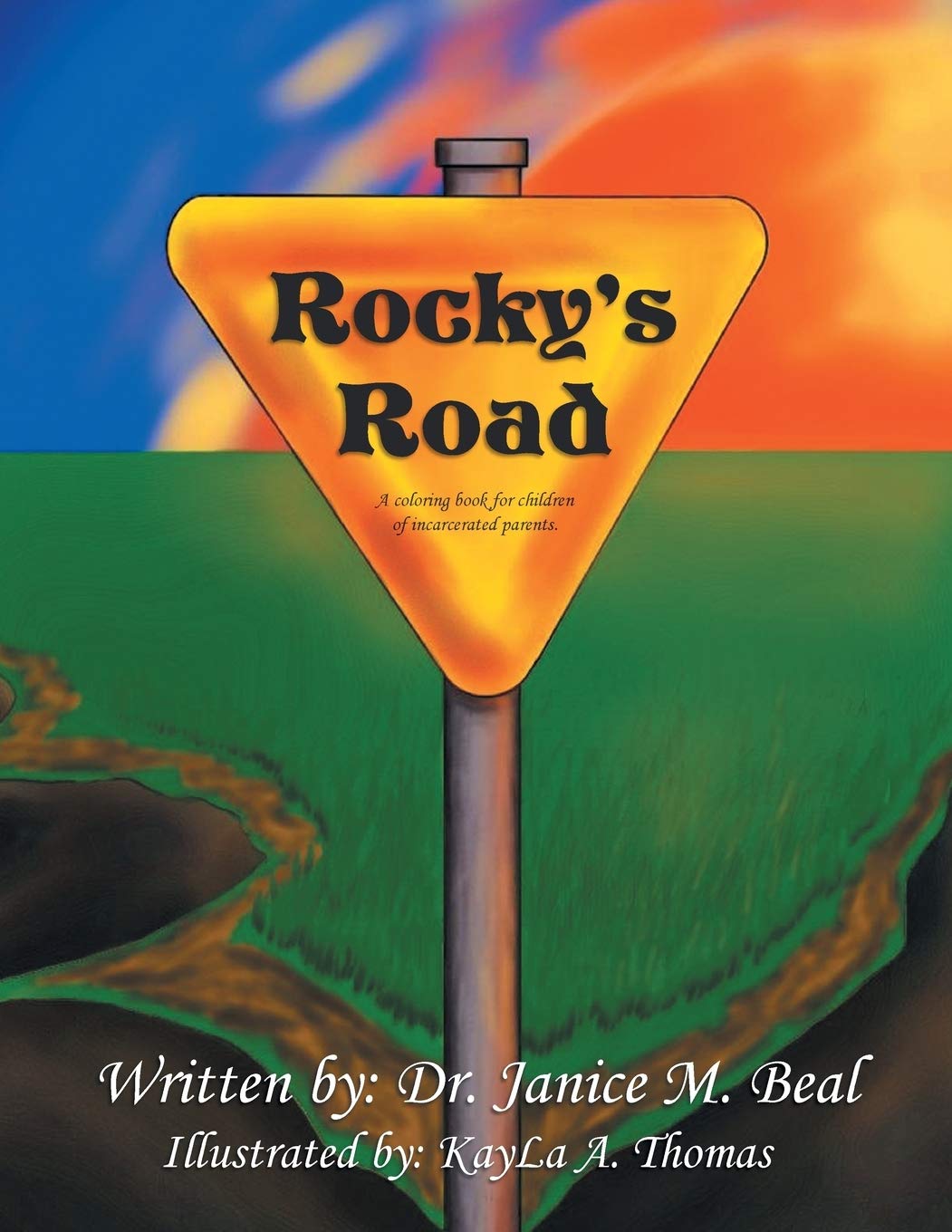Coloring Book for Children Rocky's Road livre de coloriage de soutien