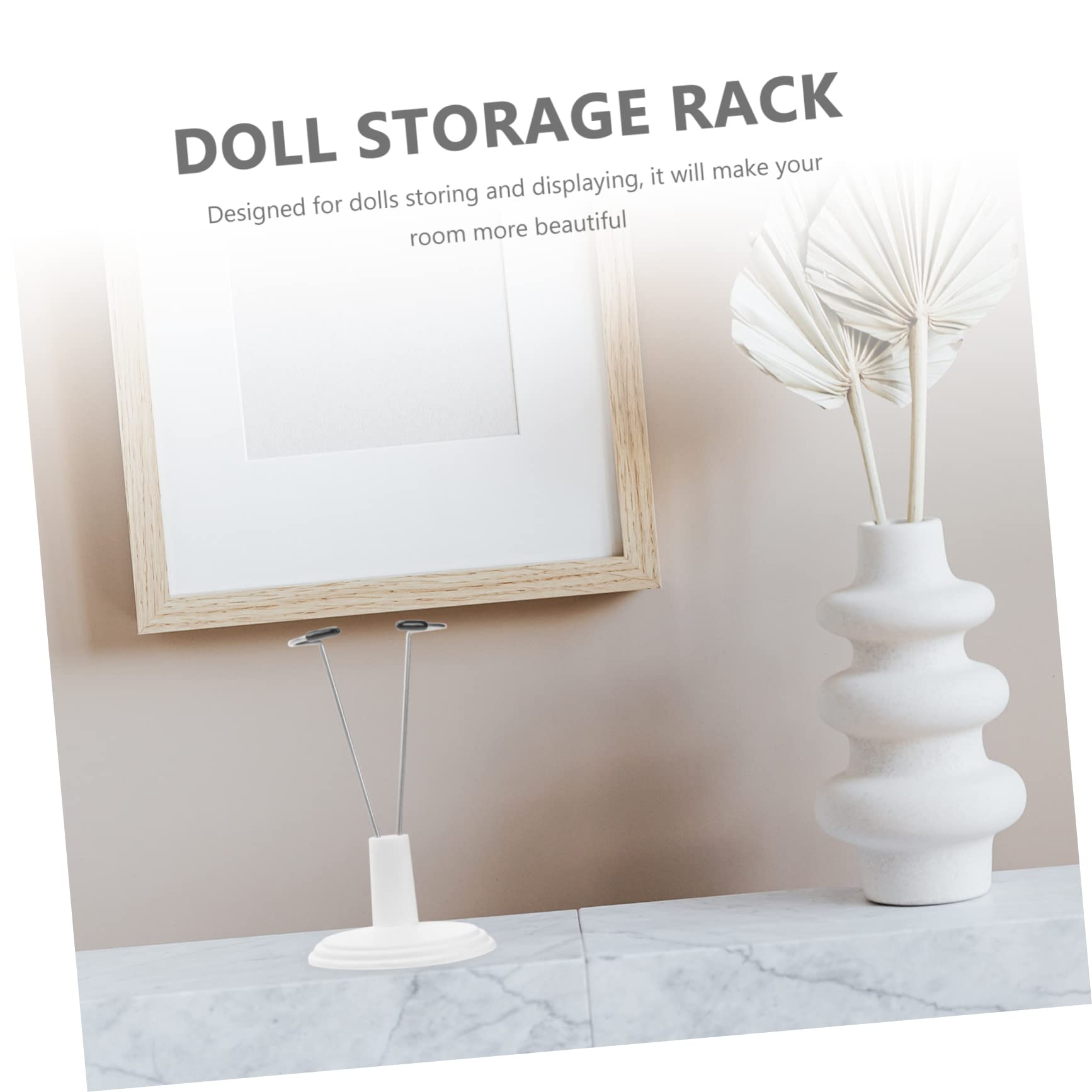 CIYODO 15cm Doll Storage Rack Fashion Doll Holder Stands Mini Stand Holders for Display Professional Toy Bracket