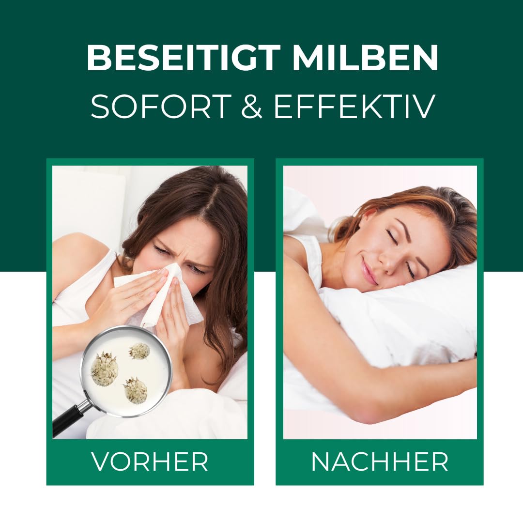 Silberkraft Milbenspray Sofa Textil 2L Kanister - Anti Milben Spray für Polstermöbel Couch Kissen - Hausstaubmilben vertreiben auf Textilien