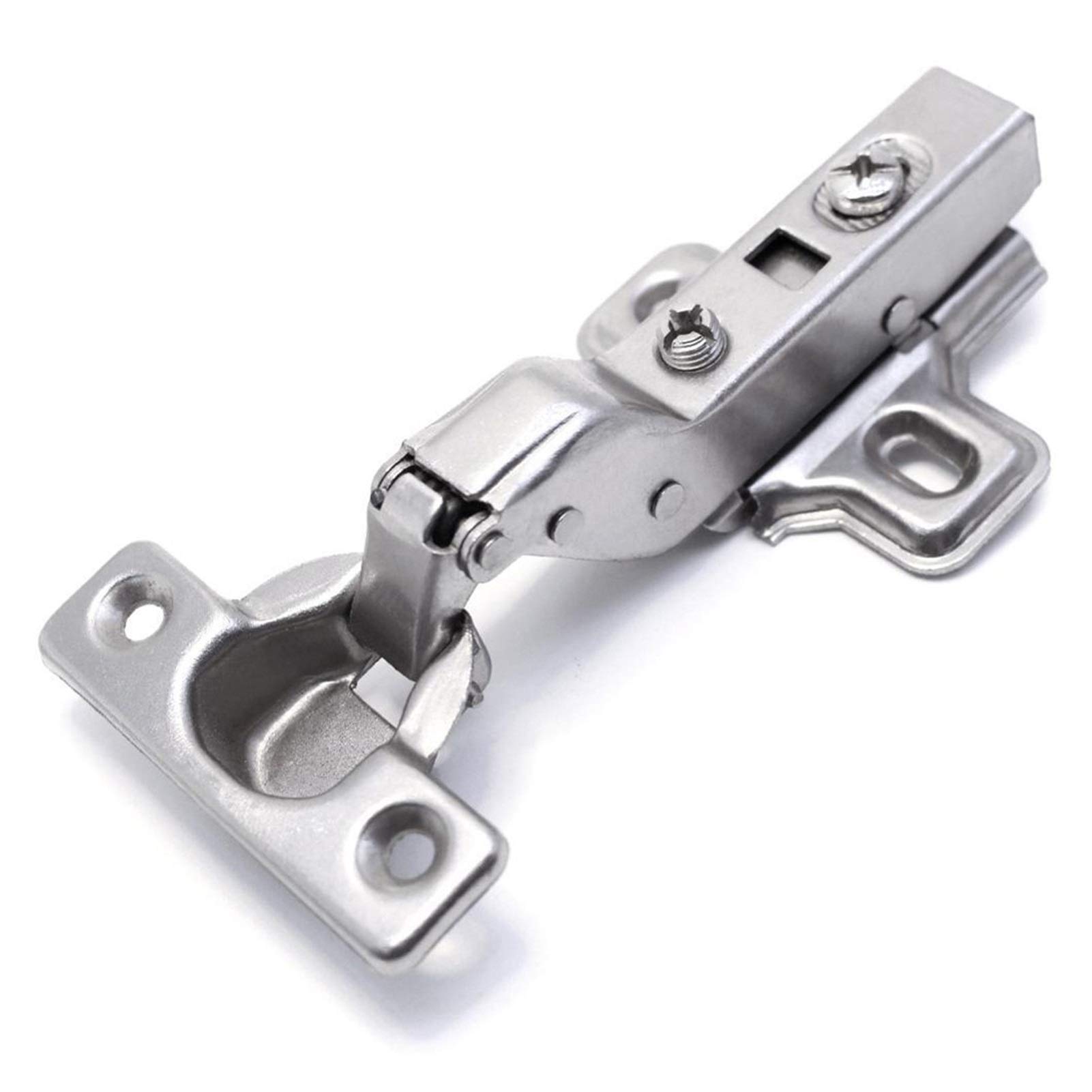 HYQOUKLR Soft Close Cabinet Hinges, 10pcs Stainless Steel Hydraulic Concealed Soft-Close Hinges For Closet, Wine Cabinet Doors(Embed)