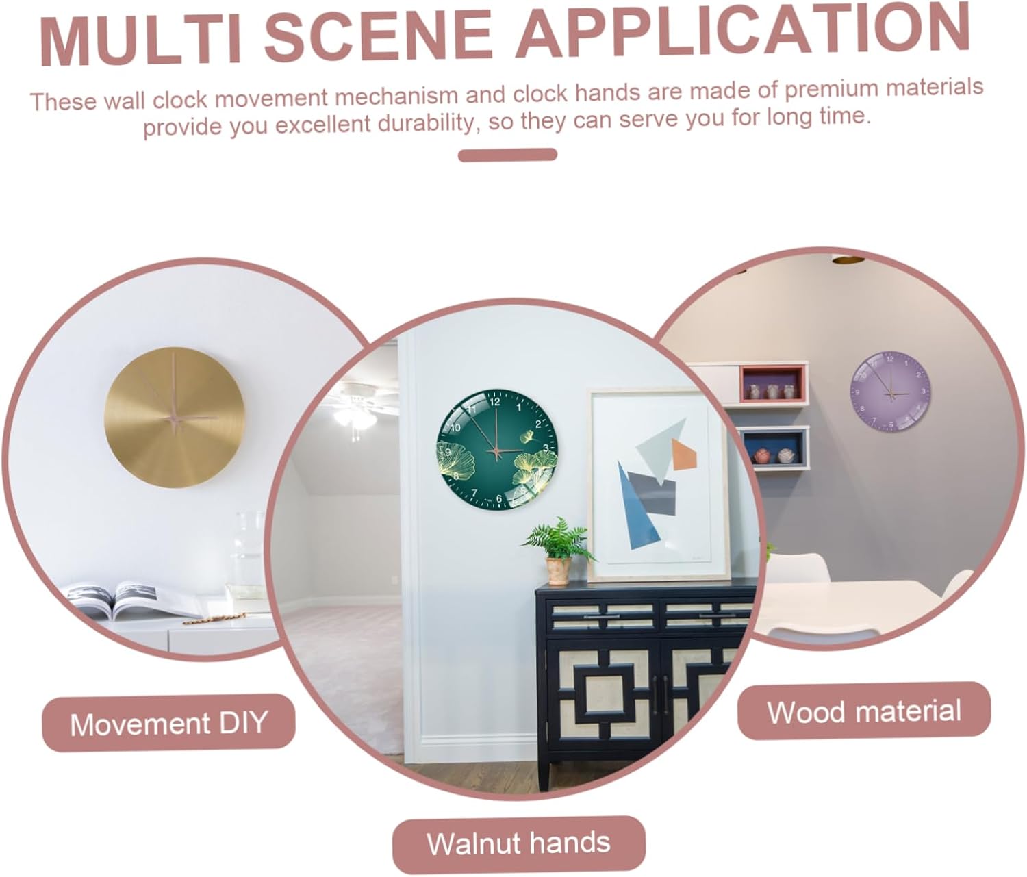 Gadpiparty 2sets Quartz Clock Mechanism Clock Hands Silent Movement and for Home Decor