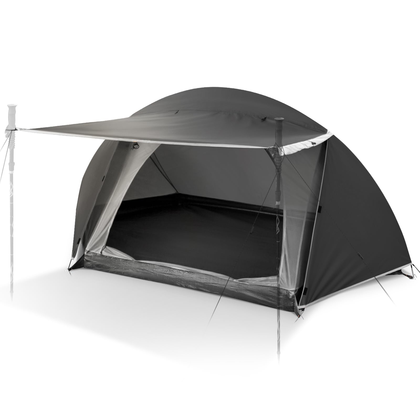 Zelt, Kuppelzelt 1 Person, Schneller Aufbau, Ultra-leicht biwakzelt, Wasserdicht, Kleines Packmaß, für Camping, Trekking, Outdoor, Festival :