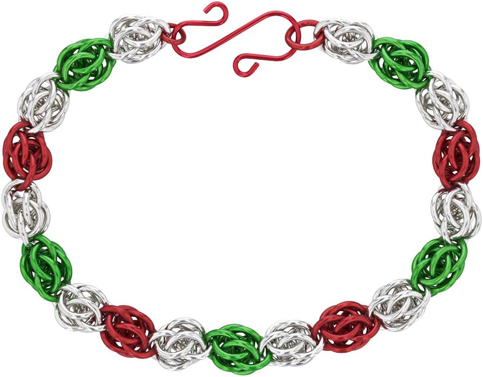Weave Got Maille Jingle Bells Sweetpea Chainmaille Bracelet Kit