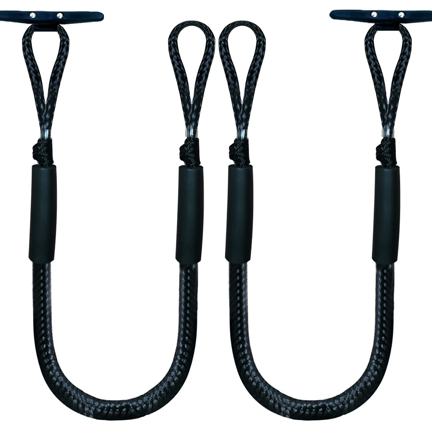 Buy hopopower Boat Dock Lines, 2 Pack Stretchable Bungee Cords Boat