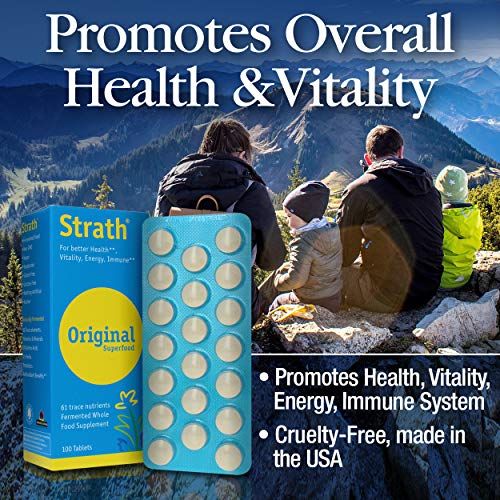Biostrath Whole Food Supplement For Energy Memory Support 500 Mg (100 Tablets) #TOP2
