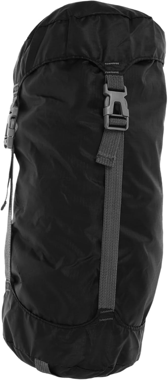 Lightweight Compression Sack for Sleeping Bags and Down Jackets Mountaineering Stuff Sack for Camping Backpacking Hiking Outdoor Storage Compact Dark Drawstring Organizer