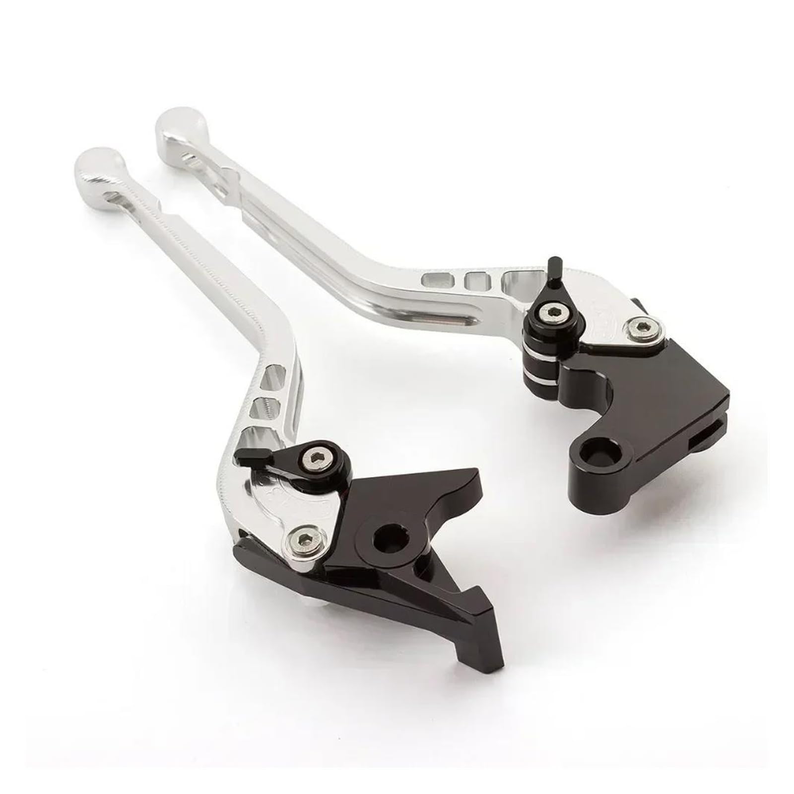 Lgldamuhx Chrome Handlebar Clutch Brake Lever For Fazer For Diverter For Mt09 For Tracer Fj09 Fz6 Fz1 Xj6 Fz8 3D Motorcycle Brake Clutch Lever(Chrome)