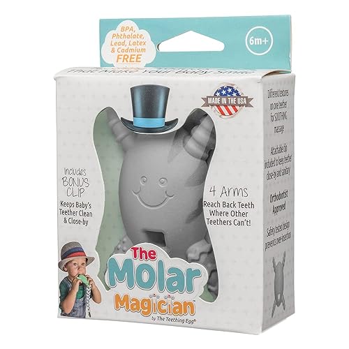 Miniatura 2 de The Official Molar Magician Baby Mordedor  Juguete molar congelable para tu bebé y niño pequeño  Fabricado en los Estados Unidos por The Teething Egg