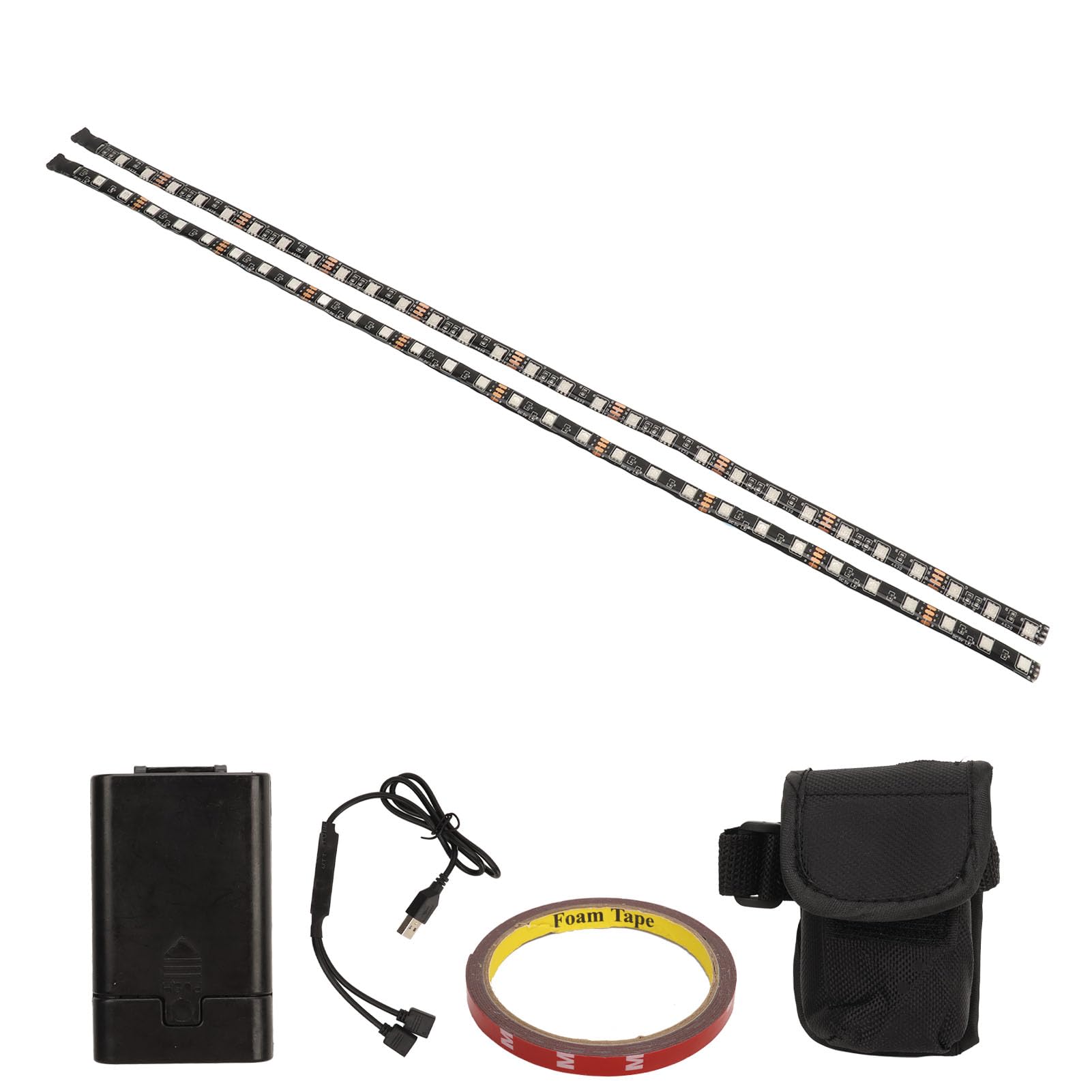 Alomejor Bande Lumineuse LED pour Scooter électrique, avec Couleurs Réglables, étanche et Isolée, Accessoire pour Scooter électrique