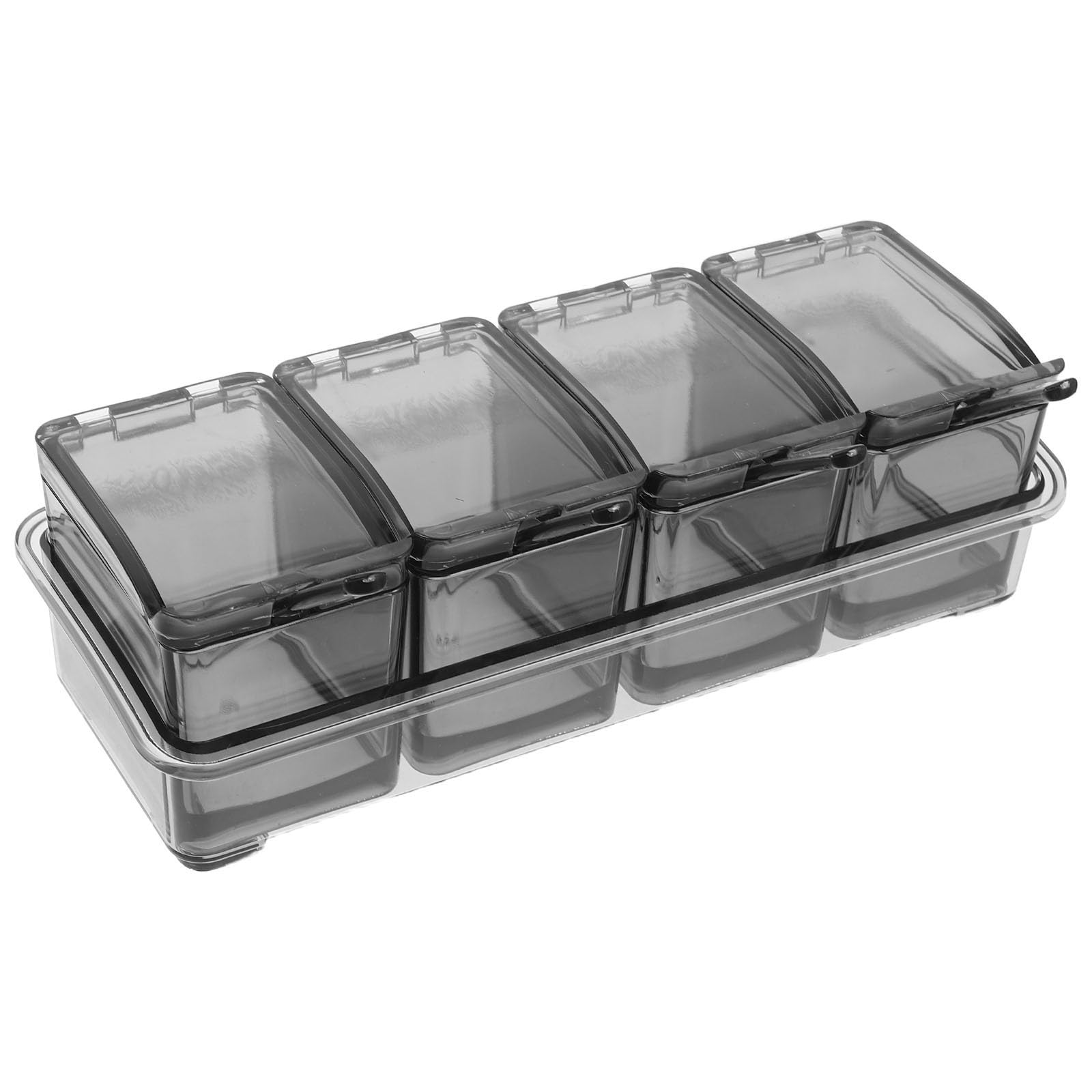 Caja de plástico para sal y pimienta con base antideslizante para tu cocina