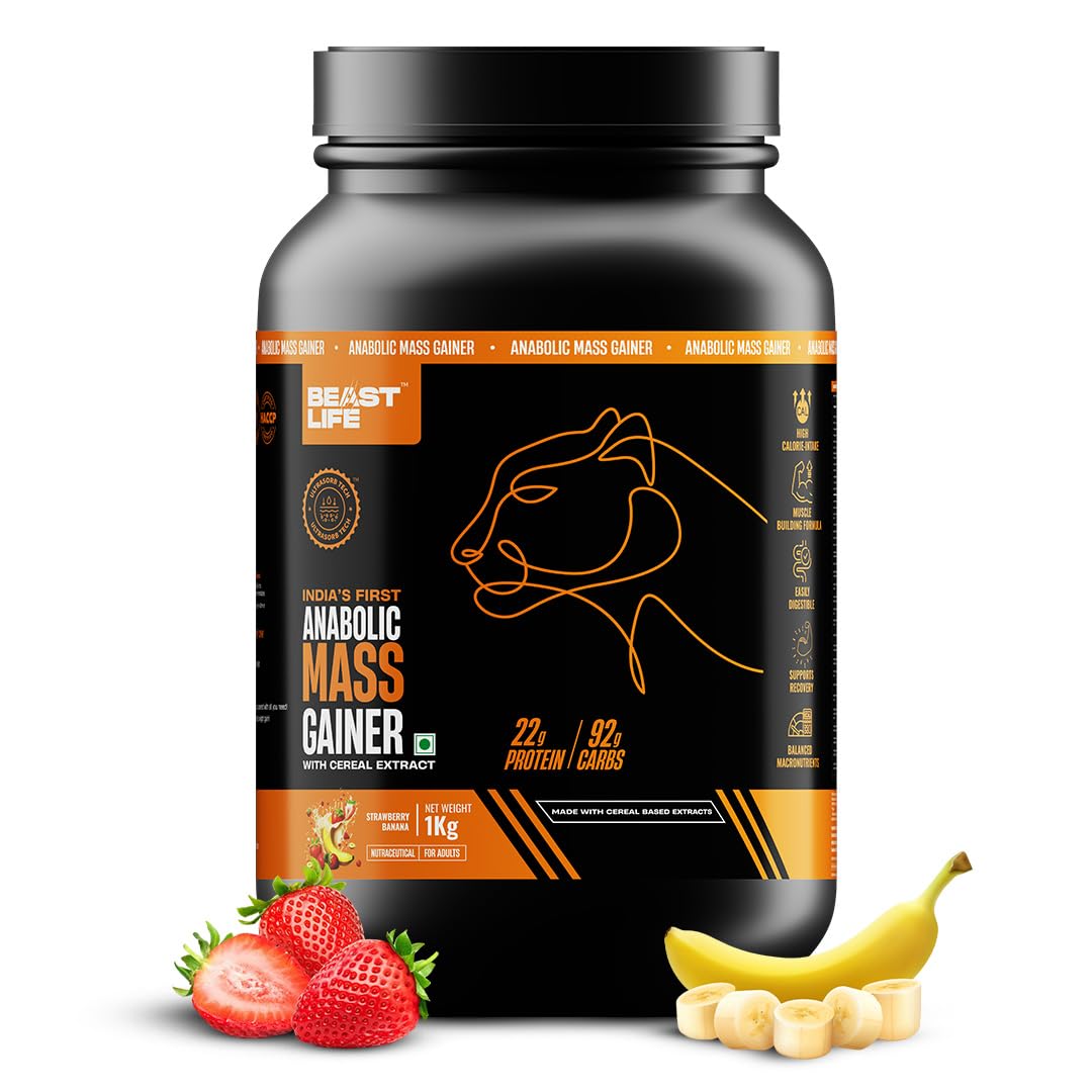 BeastLife High Protein Mass/Weight Gainer | 2.5 KG | Belgian Chocolate | NABL LAB Tested | For Muscle Gain & Fast Growth | Cereal-Based Formula, No Maltodextrin | India's #1 Cereal Based Bulk Gainer — Amazon image 15