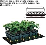 LERWAY Heizmatte Zimmergewächshaus Wärmematte Reptil Dragon Temperatur Heizkissen Amphibien Pet Mat Wärmer Bett Matte, 20,75'x10' Zoll, 21Watt
