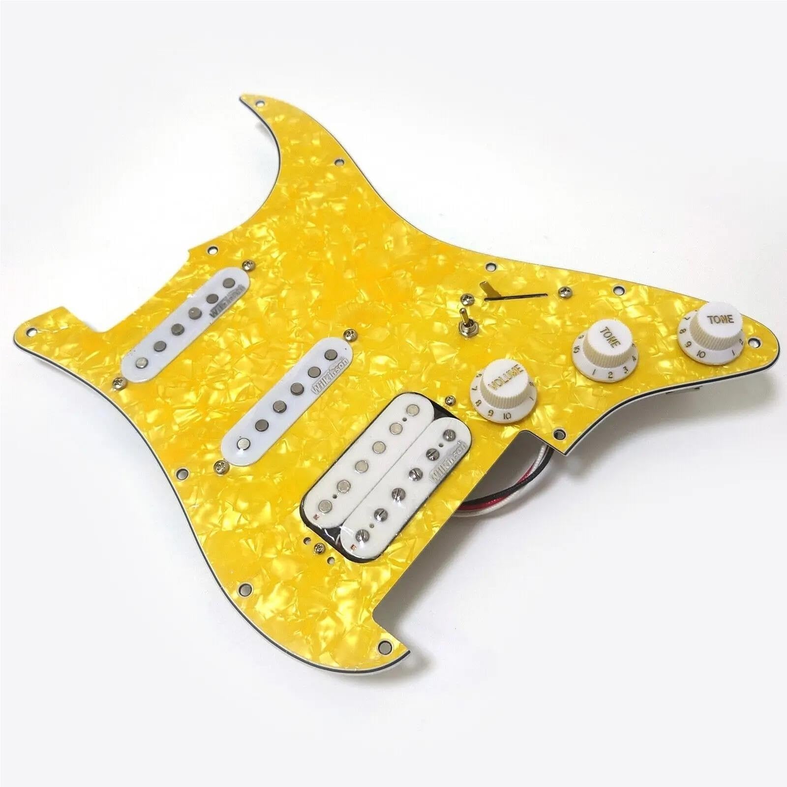Principiante Golpeador Pastilla Juego De Golpeador Cargado Precableado Para Guitarra Pastillas Humbucker SSH Alnico 5 Para Guitarra Eléctrica St Pastilla De Repuesto