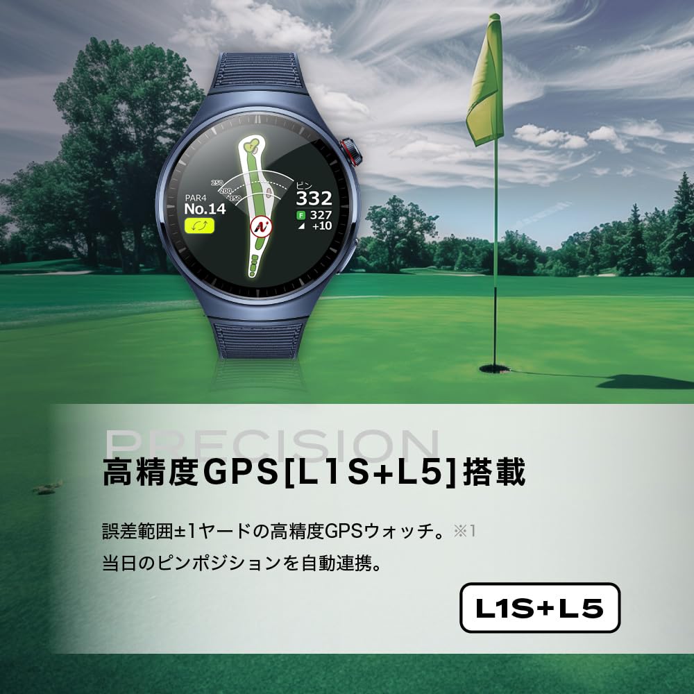 TECRA HUAWEI WATCH4 Pro テクラモデル ゴルフGPSナビ スマートウォッチ