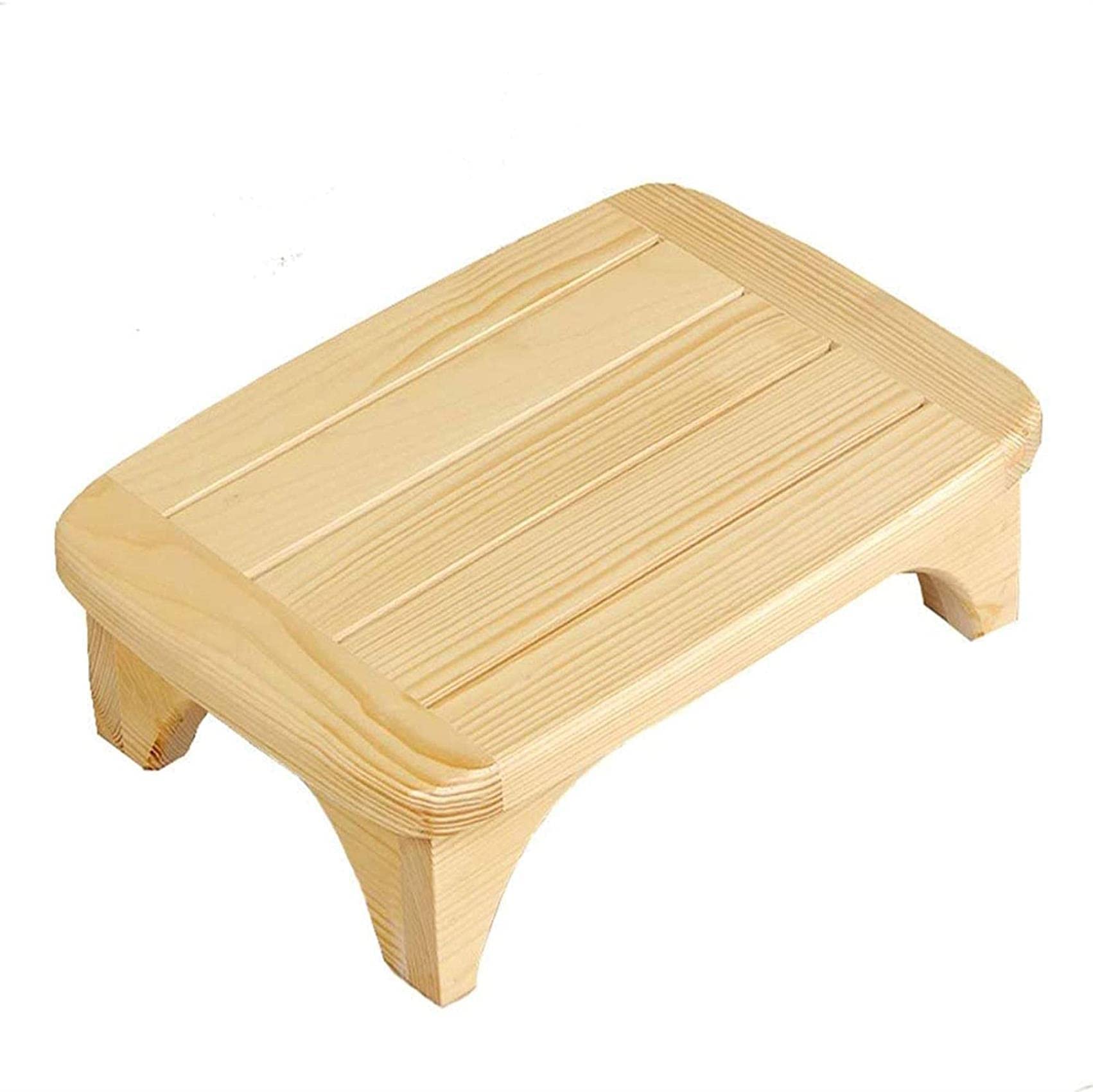 Repose-pieds en bois massif poli sans bavure pour un confort de lit haut de gamme