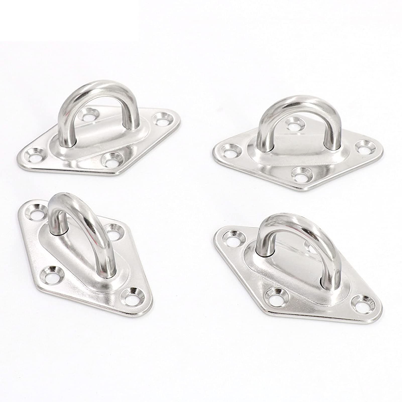 ERoomQ Sun Shade Sail Hardware Kit 44Pcs Heavy Duty Sun Shade Sail Fixing Kit Stainless Steel Garden Sail Fixing Kit Includes with Plugs for Patio Lawn Outdoor,6mm