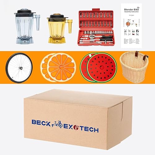 Miniatura 7 de Blue Outdoor Pedal Blender Bike  Exprimidor de batidos para frutas y verduras, licuadora comercial de jugo de fitness