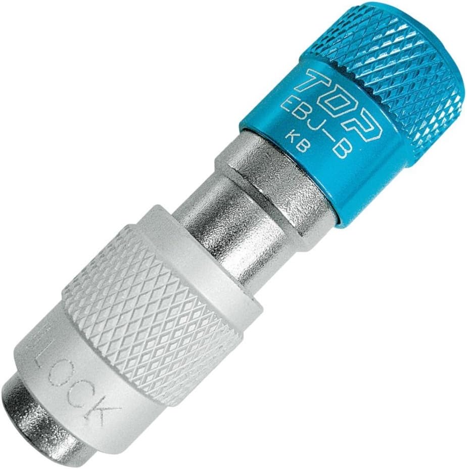 Top Industry EBJ-B One-Touch Bit Joint Blue Hex Shank Pillhole Drill Impact Driver Attachment Holder Tsubame Sanjo Made in Japan