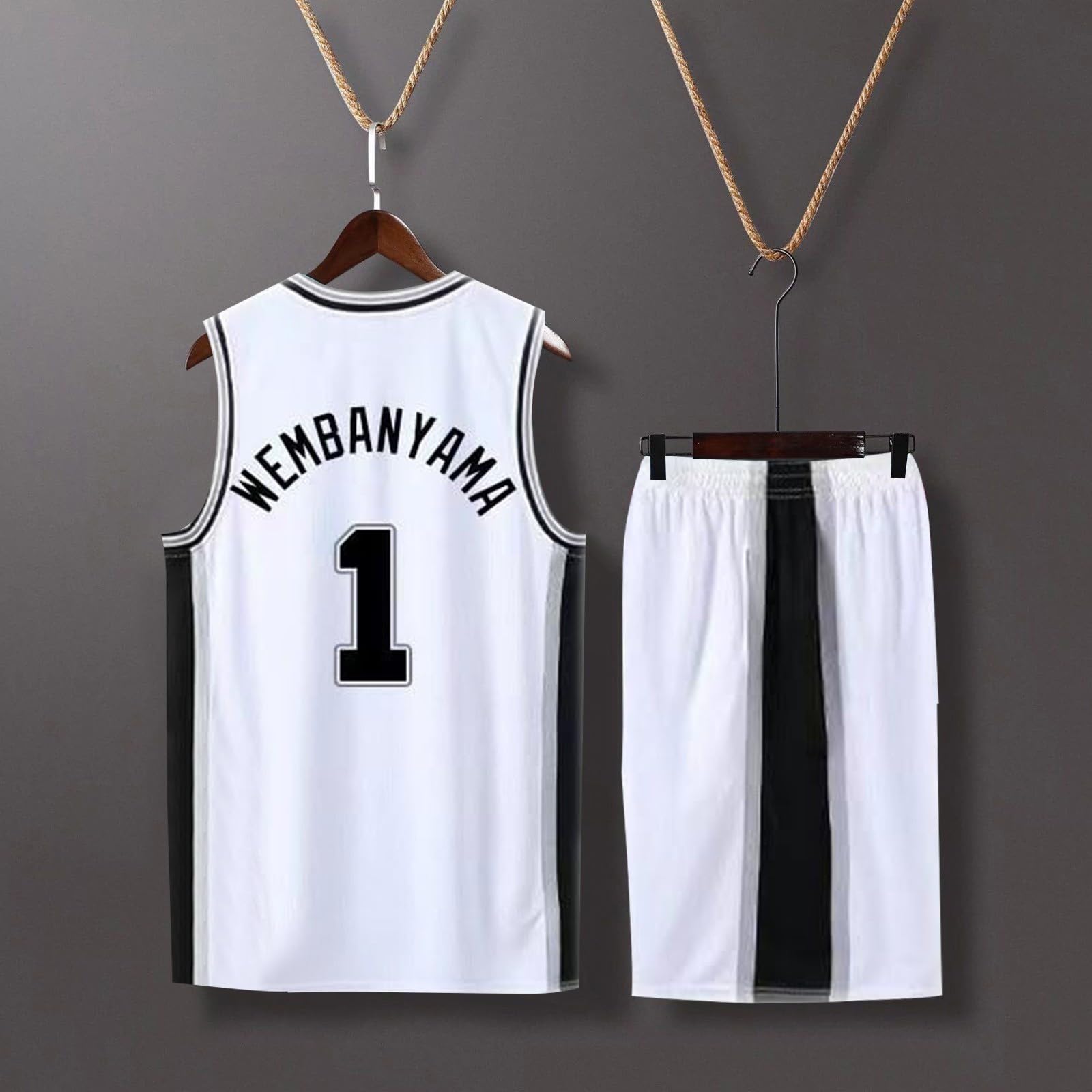 Camiseta de Baloncesto Hombre y Niño 2 Piezas, Camiseta de Baloncesto para Hombre y Niño + Pantalones Cortos, Trajes de Baloncesto para Adultos y Niños