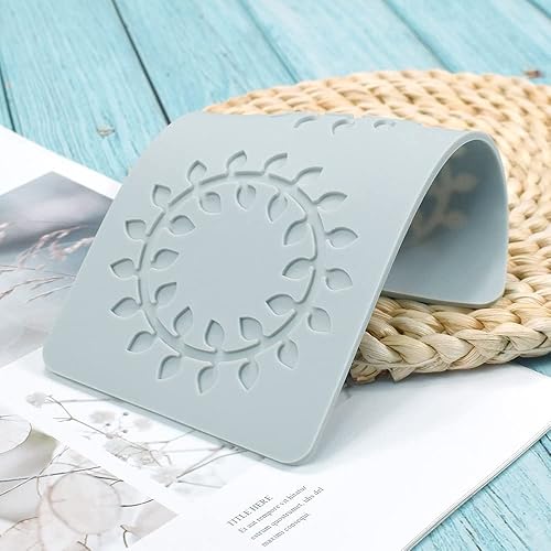 Miniatura 2 de Molde de encaje de hojas huecas 3D, molde de encaje de silicona con formas de flores de múltiples hojas para decoración de pasteles, tapete de