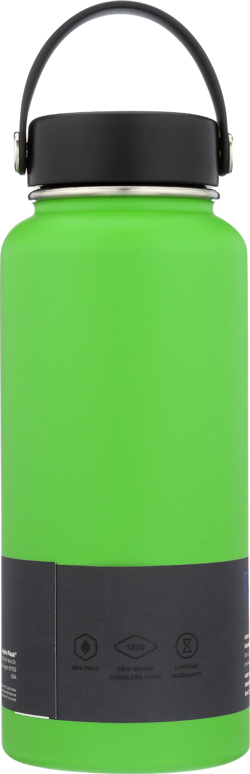 Hydro Flask 32 oz Vacuum Insulated Stainless Steel Water Bottle, Wide Mouth  w/Flex Cap, Kiwi : Buy Online at Best Price in KSA - Souq is now Amazon.sa:  Sporting Goods