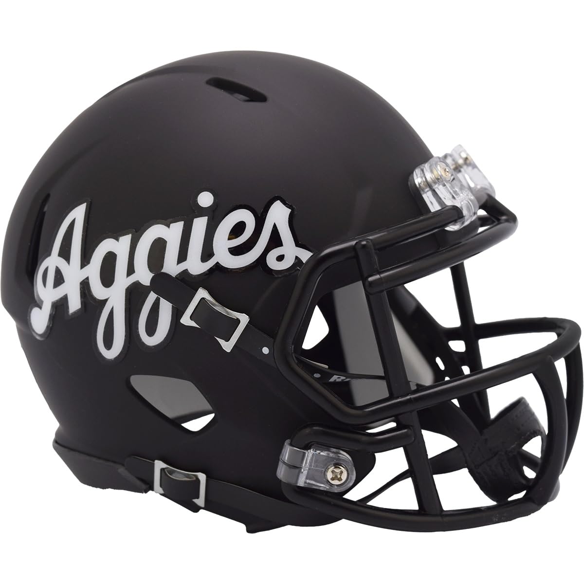 Amazon.com: Texas A&M Aggies Black Script Revolution Speed Mini Football  Helmet - New in Riddell Box : Sports & Outdoors