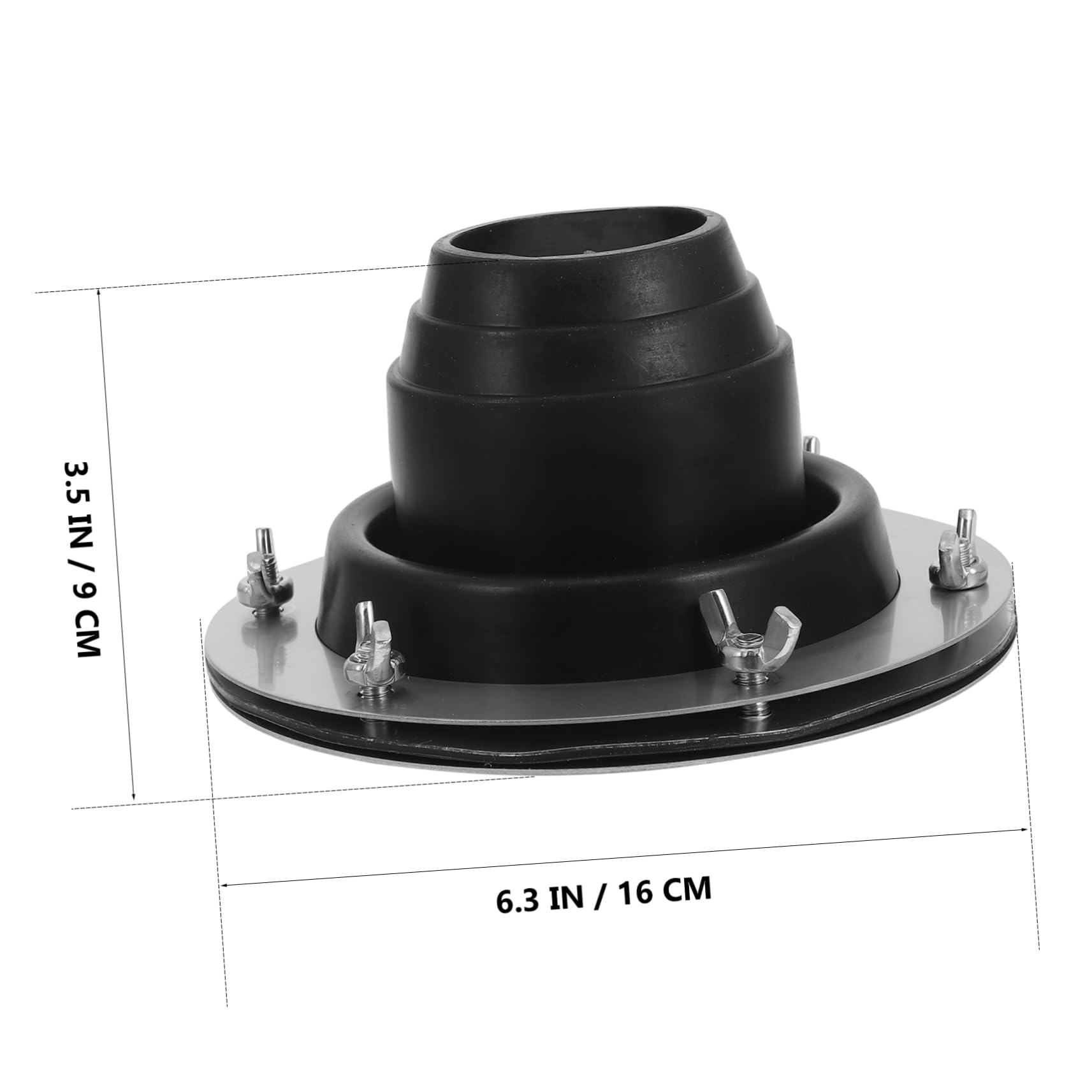 BESPORTBLE Protector contra Quemaduras de Chimenea Conector de Silicona Ignífugo para Estufa de Carpa para Camping al Aire Material de Acero Inoxidable Seguro