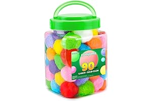Eppingwin Multicolor Pom Poms for Craft Pom Poms 2 Inch