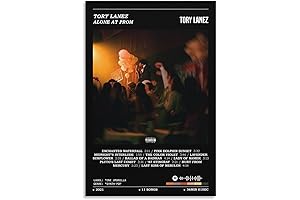 Tory Lanez's Artistic Expression Immortalized: Alone at Prom Vinyl Cover Canvas Poster