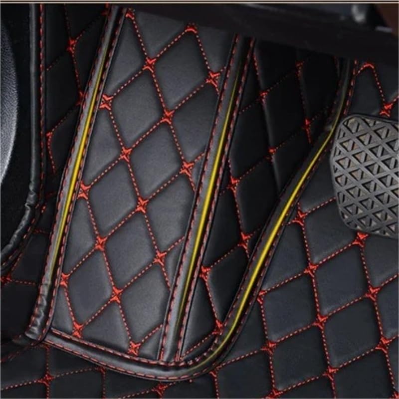 Tapis sol voiture Explorer 2006-2018 noir jaune idéal pour trajets en famille